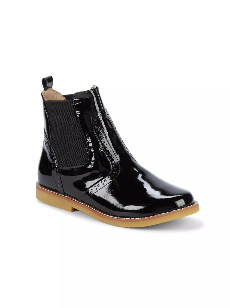 Elephantito Girl's Patent Leather Booties 1