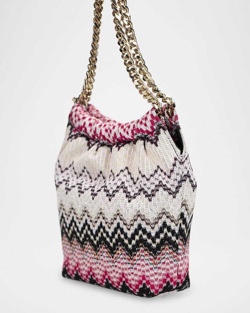 Missoni Chevron Chain Pouch Shoulder Bag