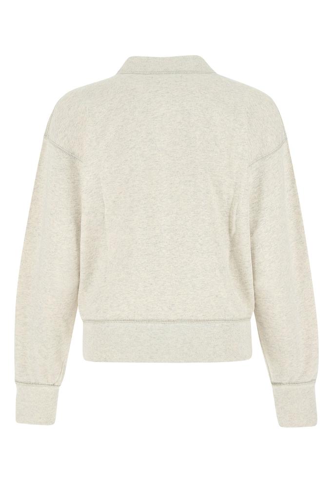 Isabel Marant Melange sand cotton blend Moby sweatshirt