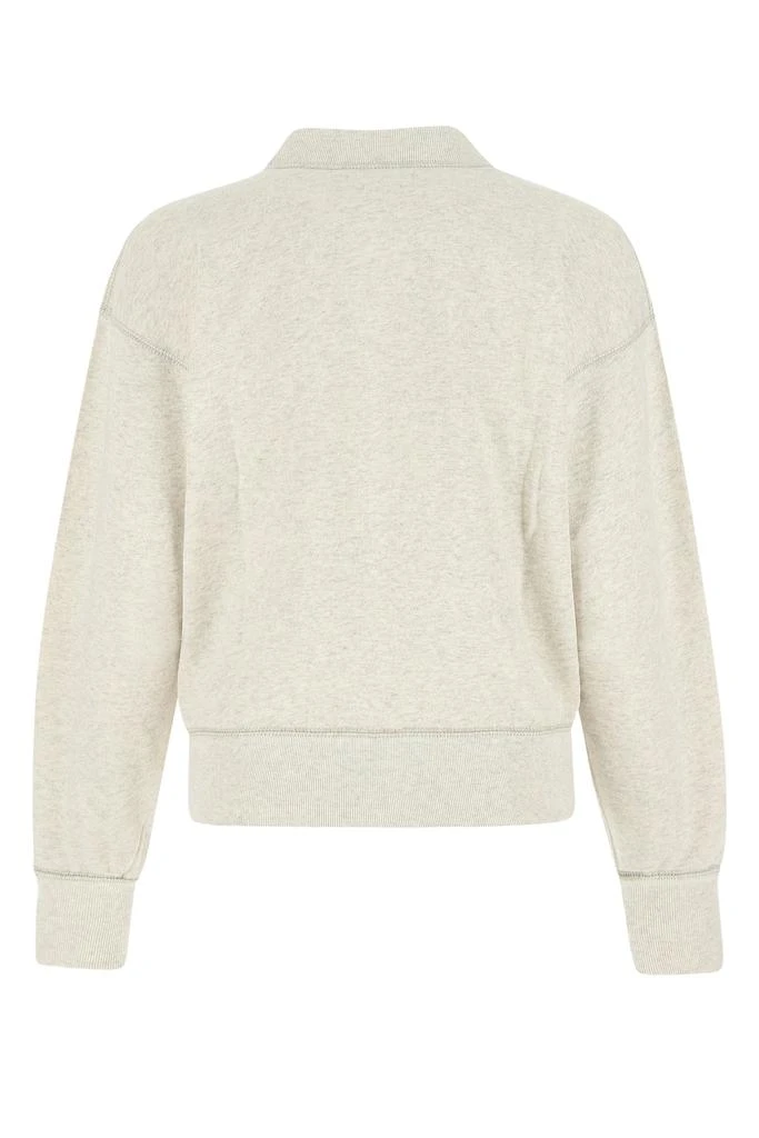 Isabel Marant Melange sand cotton blend Moby sweatshirt 2