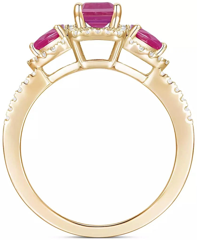 Macy's Emerald (1-1/3 ct. t.w.) & Diamond Ring (1/3 ct. t.w.) in 14k Gold (Also in Ruby & Sapphire) 3