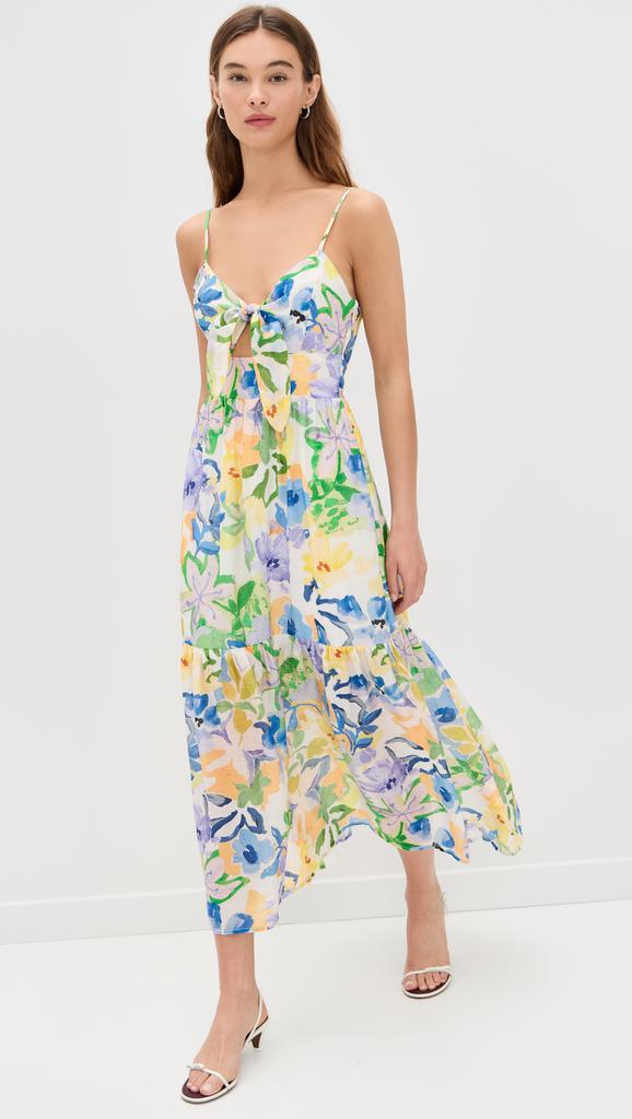 MINKPINK Fable Tie Midi Dress