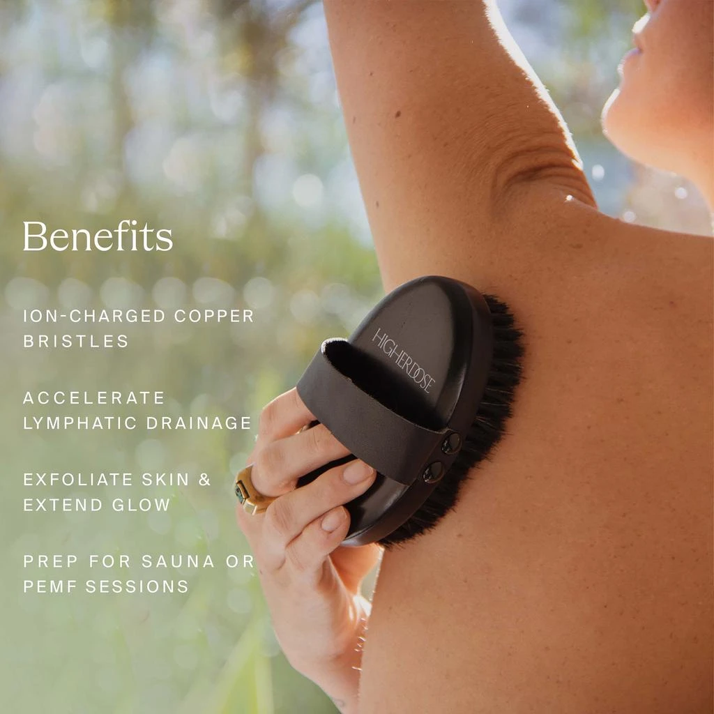HigherDOSE HigherDOSE Supercharge Copper Body Brush 3