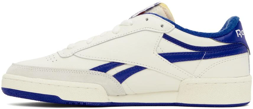 Reebok Off-White & Blue Club C Revenge Sneakers 3