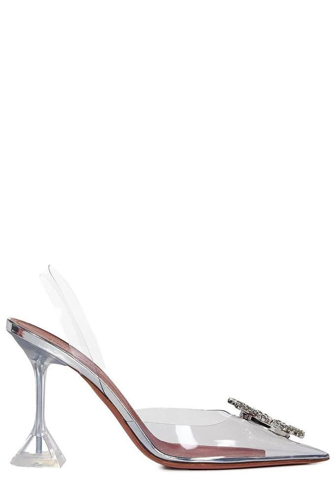 Amina Muaddi Amina Muaddi Begum Embellished Slingback Pumps 1
