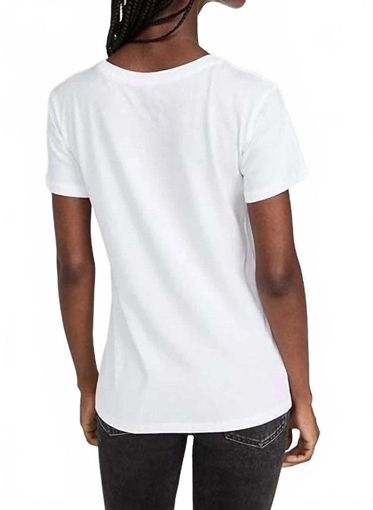 UNFORTUNATE PORTRAIT Women
s Cocktail Dresses T-Shirt In White 2