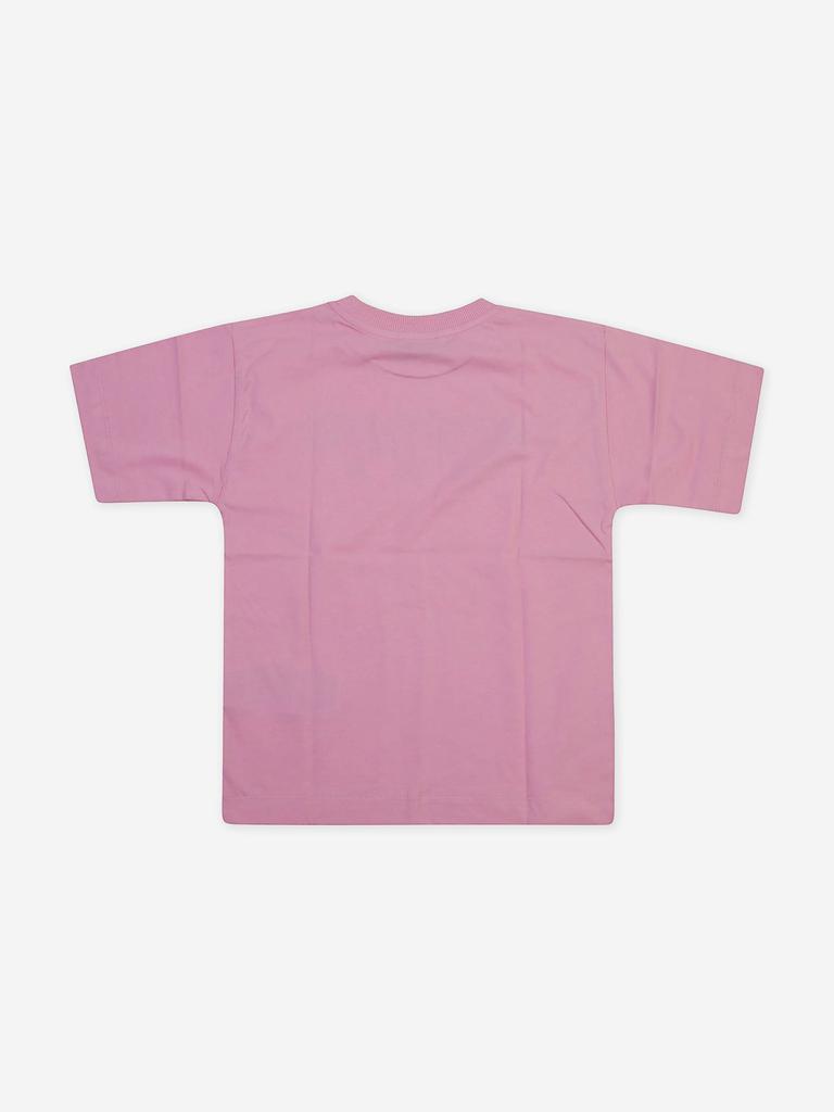 Moschino Moschino Girls Teddy Bear Logo T-Shirt in Pink