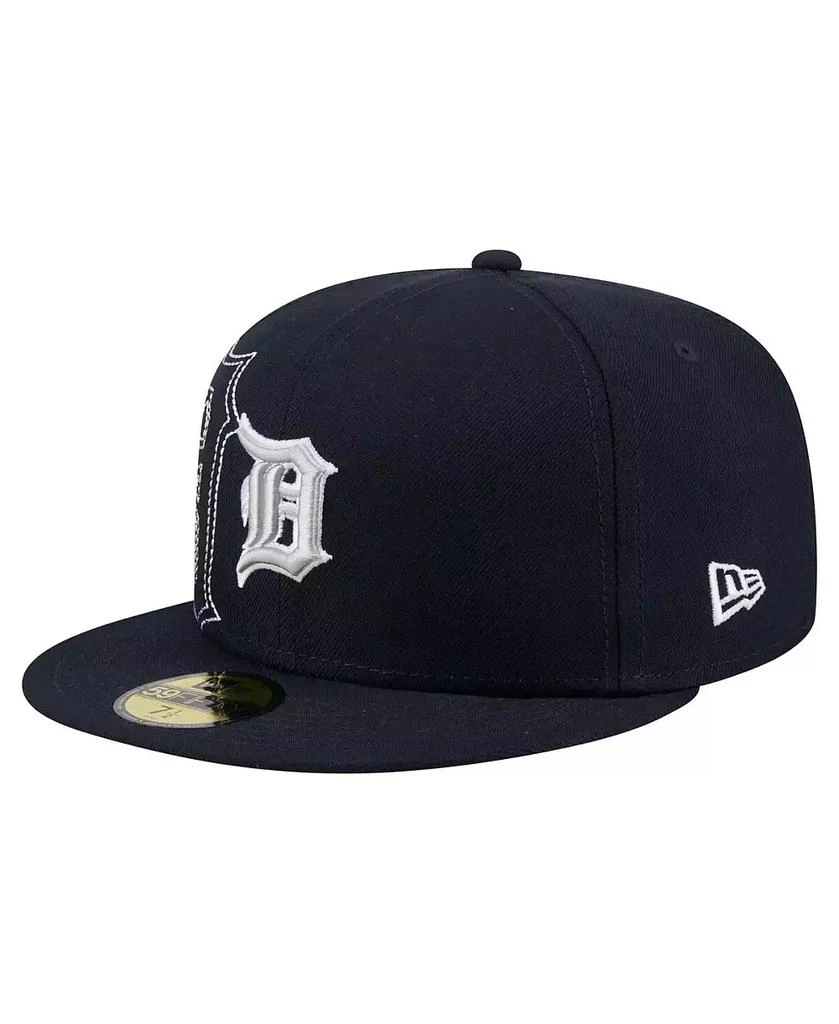 New Era Men's Navy Detroit Tigers Yarn Stitch 59FIFTY Fitted Hat 3