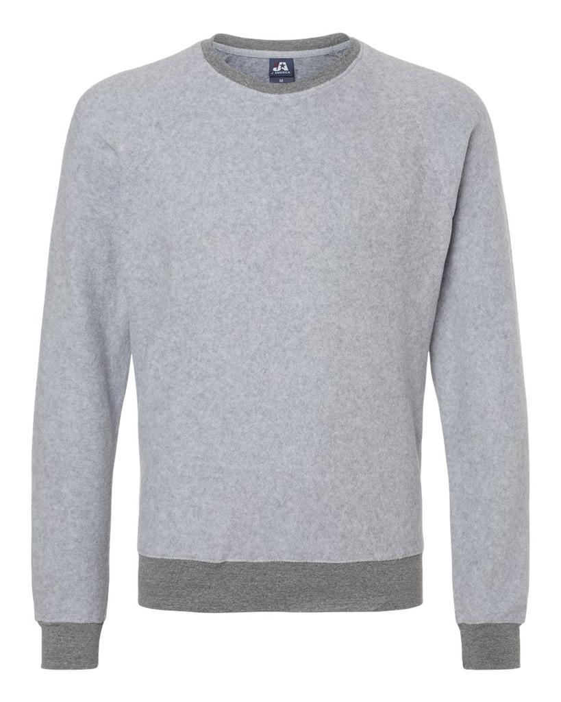 J America Men's Flip Side Fleece Crewneck Sweatshirt
