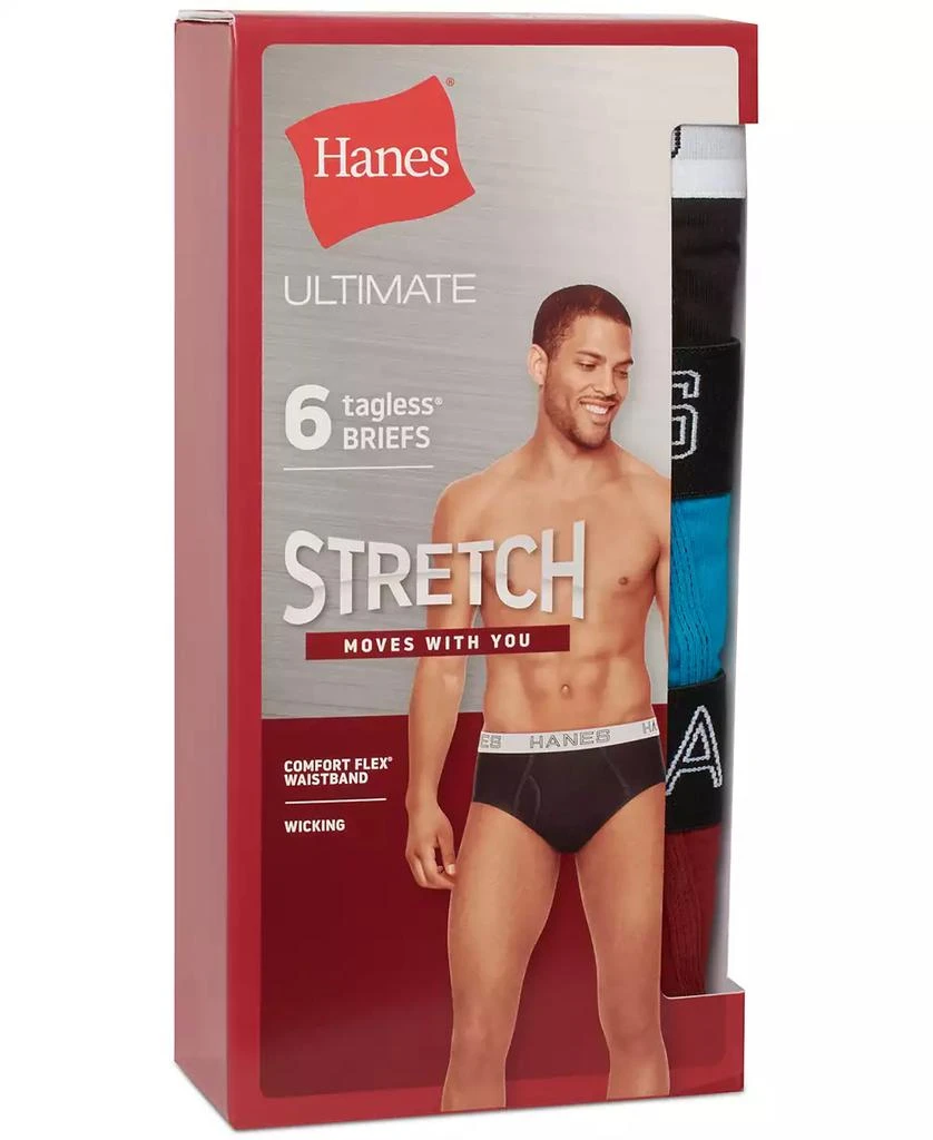 Hanes Men's Men's 6-Pk. Ultimate® Stretch Briefs 3