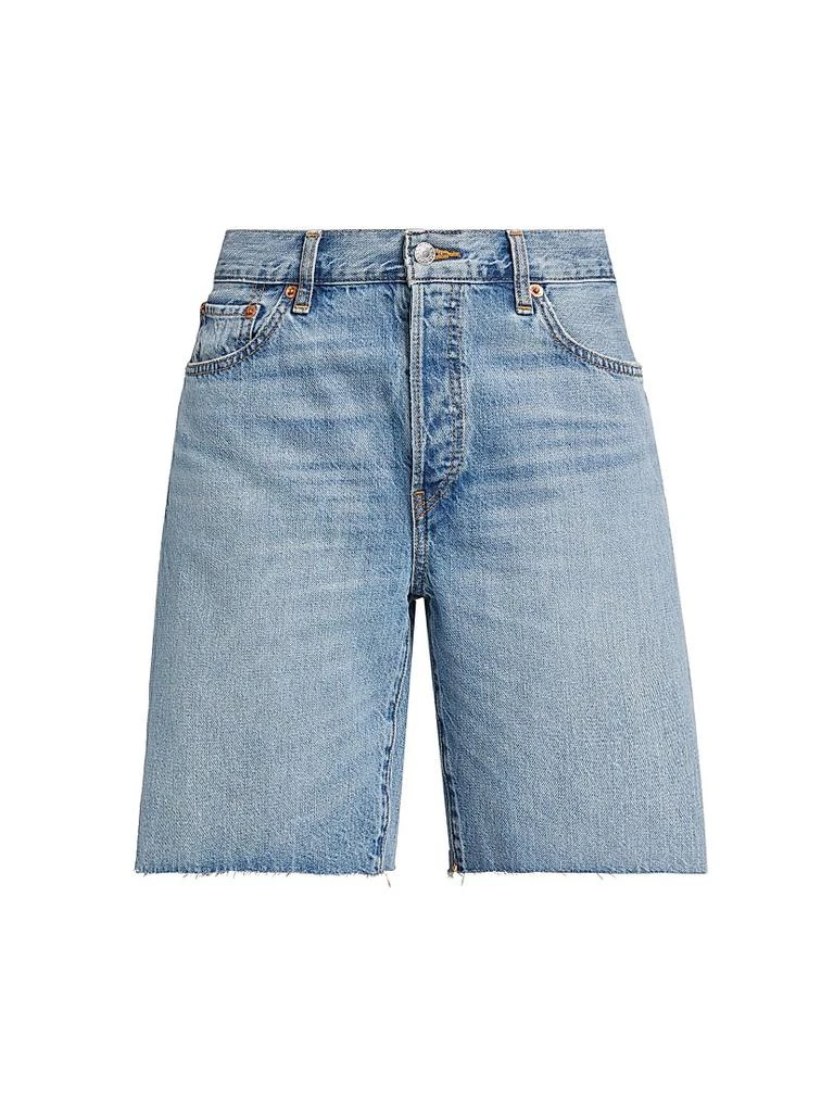 Re/Done `90s Comfy Denim Boyfriend Shorts 1