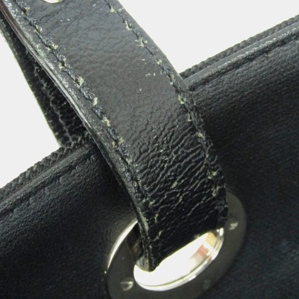 Chanel Chanel Black Coated Canvas and Leather Paris Biarritz Tote Bag 8