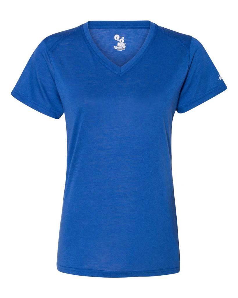 Badger Women’s Triblend Performance V-Neck Short Sleeve T-Shirt 17