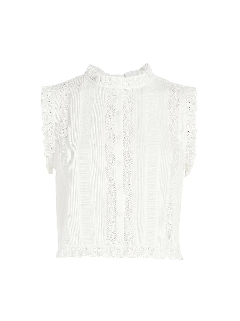 DÔEN Hallie Lace Crop Top 1