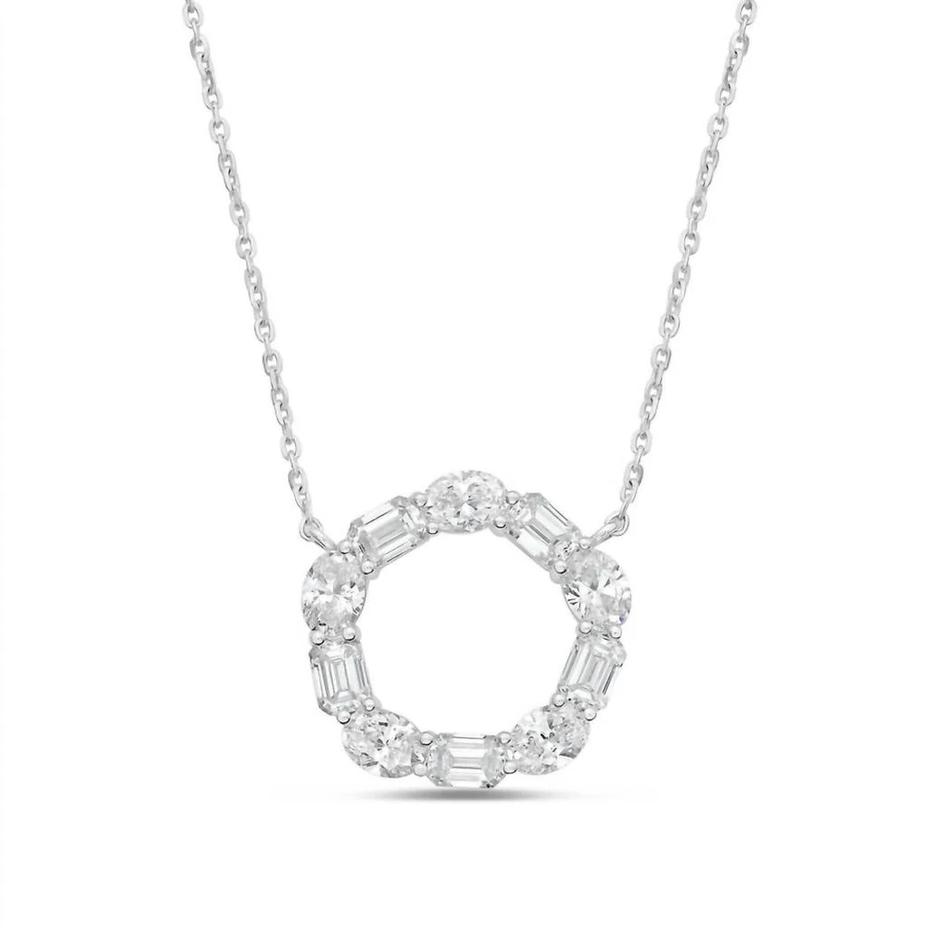 Diana M Jewels Diana M Jewels - Women
s Classic 1.56 Carat Lab Grown Diamond Jewelry Necklace