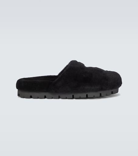 Prada Shearling slippers