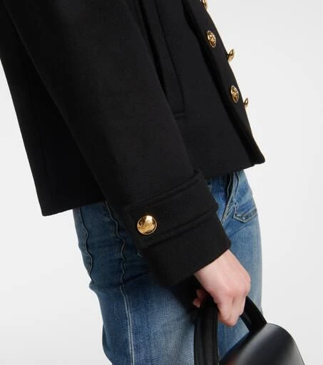 Nili Lotan Ornella cropped wool peacoat 5