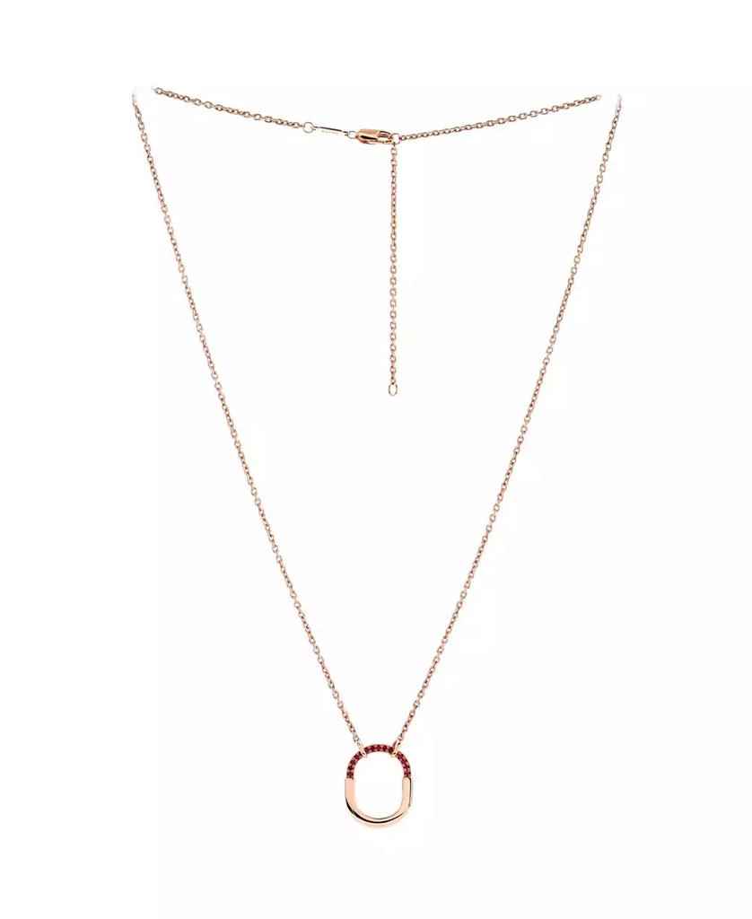 Pre-Owned Tiffany 
Co Lock Motif Pendant Necklace 5