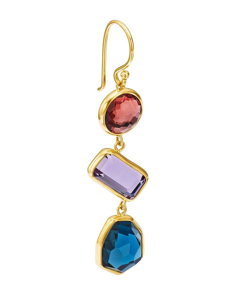 Ippolita 18K Yellow Gold Rock Candy® Triple Gemstone Mixed Cut Bezel Drop Earrings - Exclusive 3