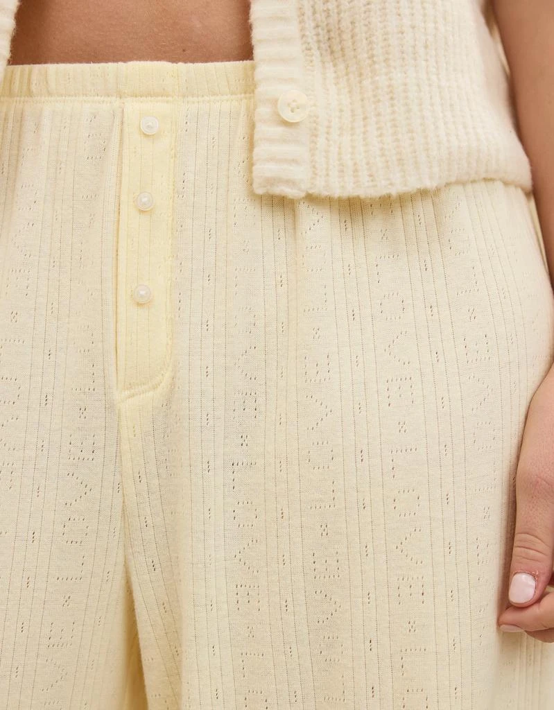 Aerie Aerie Off-Duty Pointelle Trouser PJ 6