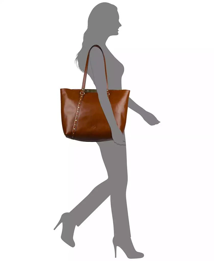 Patricia Nash Benvenuto Smooth Leather Tote 9