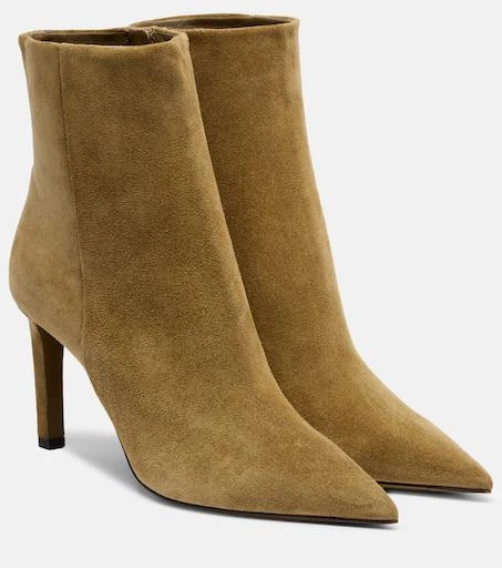 Jimmy Choo Frankie 85 suede ankle boots 1