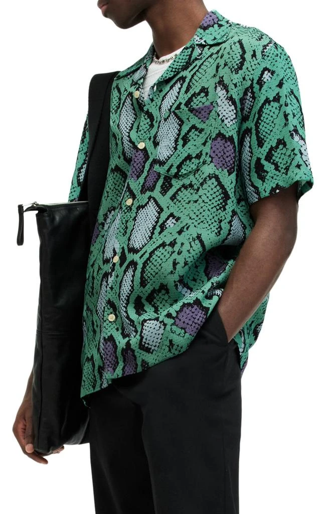 ALL SAINTS Serpenz Camp Shirt 4