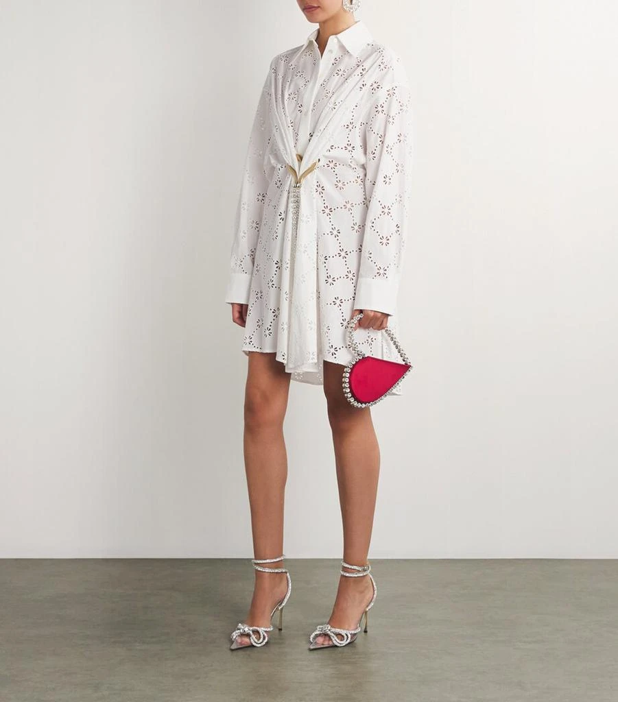 AREA Broderie Anglaise Mini Dress 2
