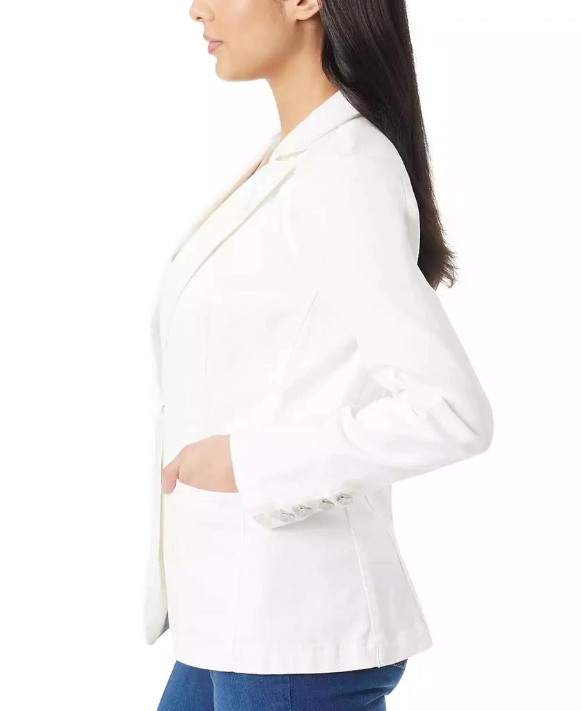 Gloria Vanderbilt Women's Denim One-Button Blazer 3
