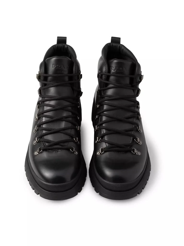Prada Brixxen Leather Booties 2
