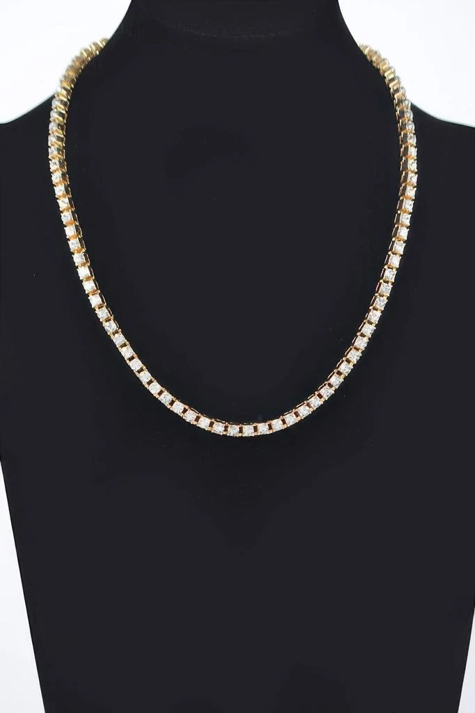 TRUEDAMES Rhinestone Chain Layered Necklace Chain