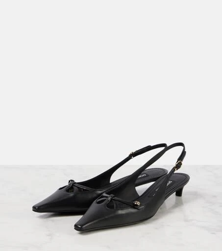 Dolce
Gabbana Leather slingback pumps 4