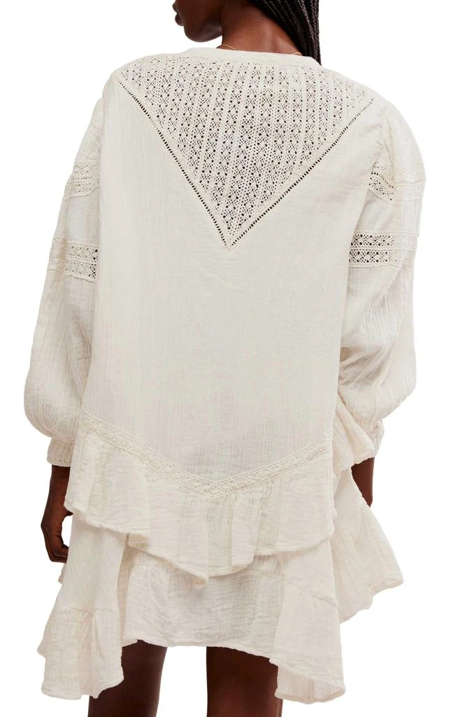 Free People Sachi Long Sleeve Ruffle Minidress 3