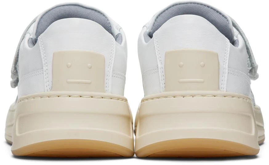 Acne Studios White Velcro Strap Sneakers 2