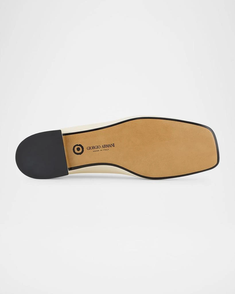 Giorgio Armani Soft Calfskin Ballerina Flats 5
