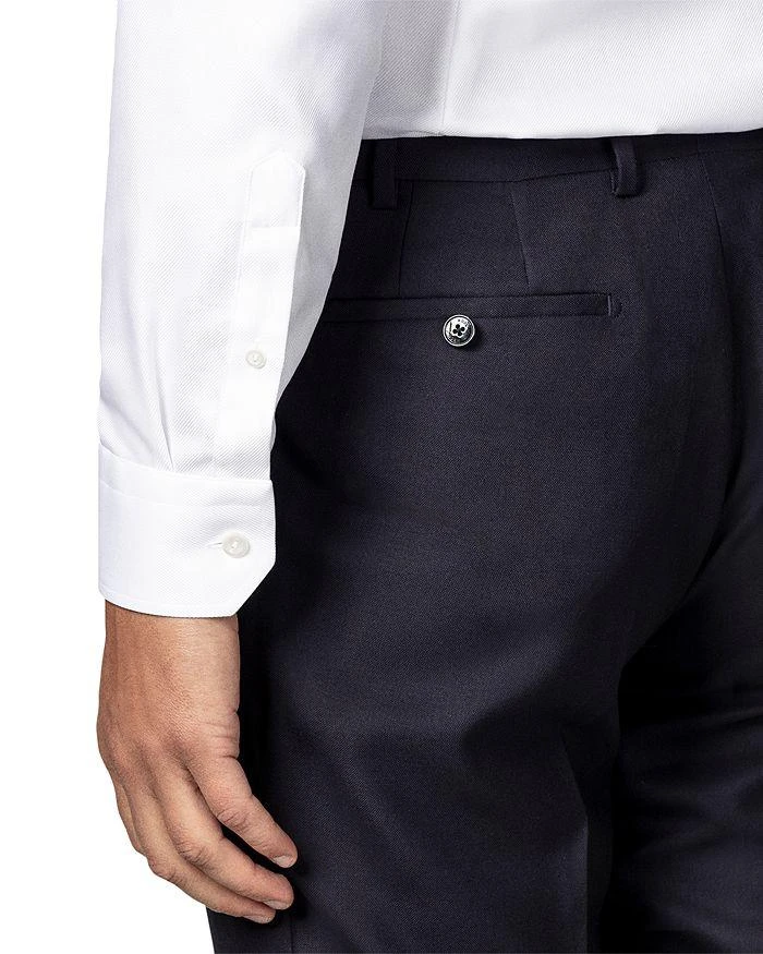 Eton Contemporary Fit Diagonal Weave Shirt 4