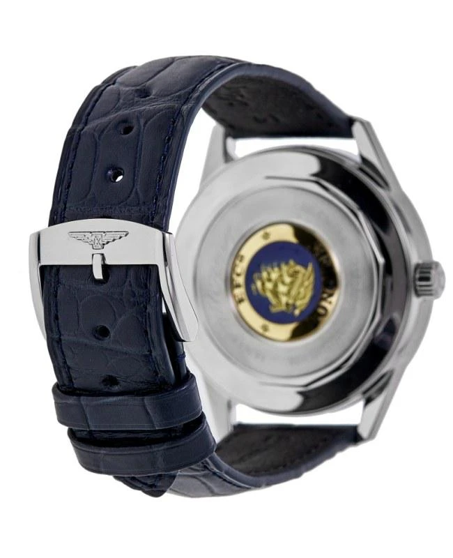 Longines Longines Flagship Heritage Moonphase Automatic Blue Dial Leather Strap Men's Watch L4.815.4.92.2 4