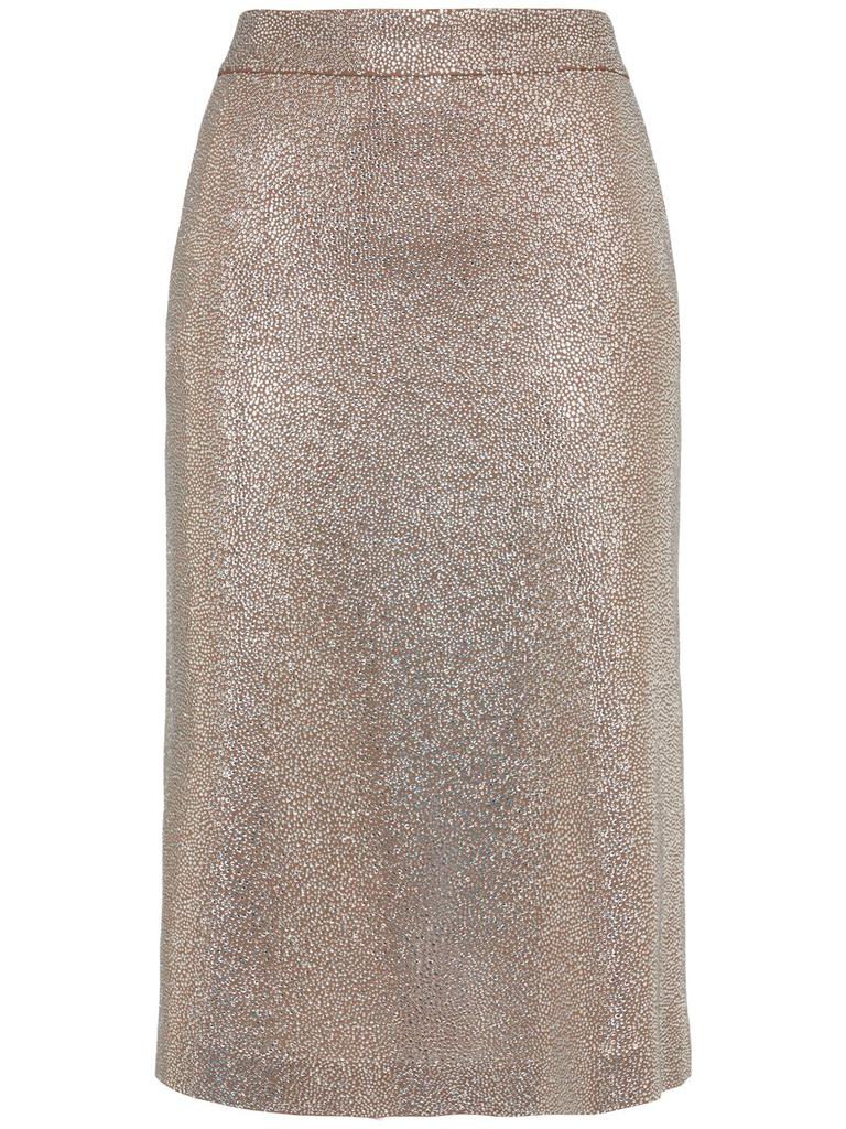 スカート Giuseppe di Morabito Midi skirt with silver rhinestones GIUSEPPE DI MORABITO Giuseppe Di Morabito Midi Skirt With