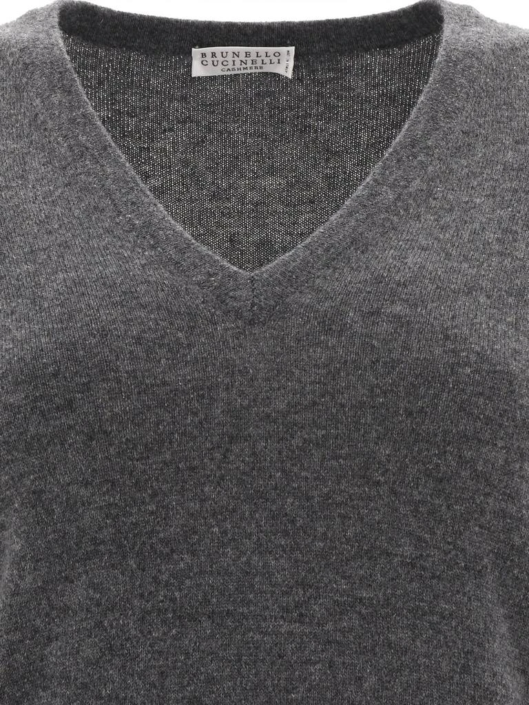 Brunello Cucinelli Brunello Cucinelli V-Neck Knitted Jumper 3