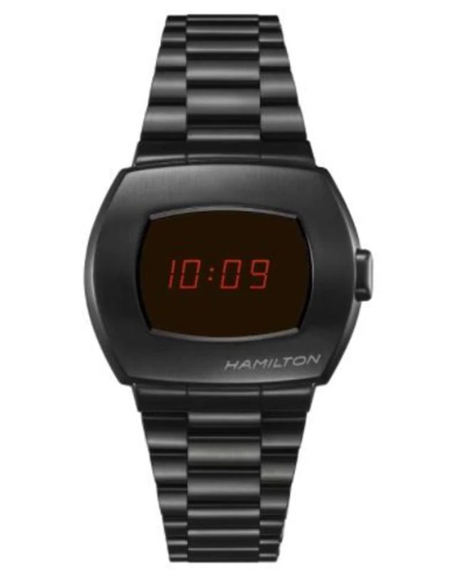 Hamilton Hamilton PSR Digital Quartz Black PVD Steel Men's Watch H52404130 1