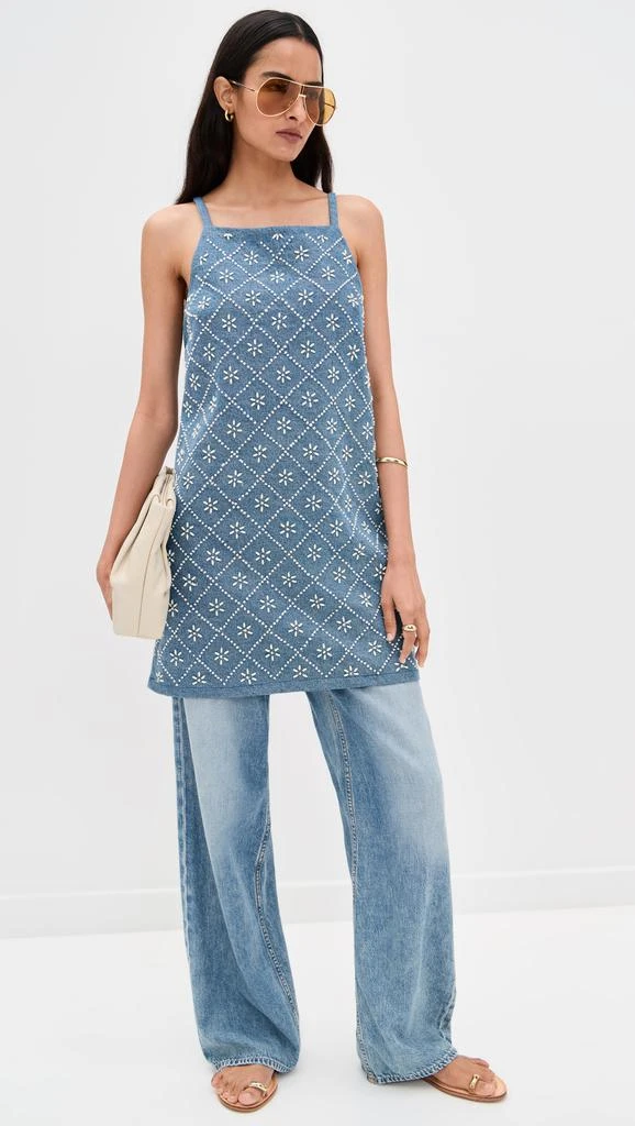 Rag 
Bone Gentry Embellished Denim Dress 4
