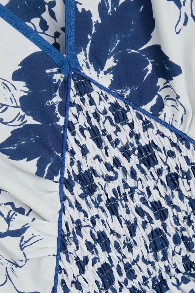LORETTA CAPONI Yara printed woven maxi dress 4