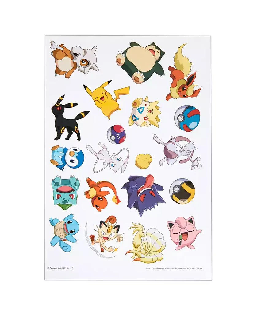 Crayola Pokémon Coloring Book, 96 Pages, Pack of 8 2