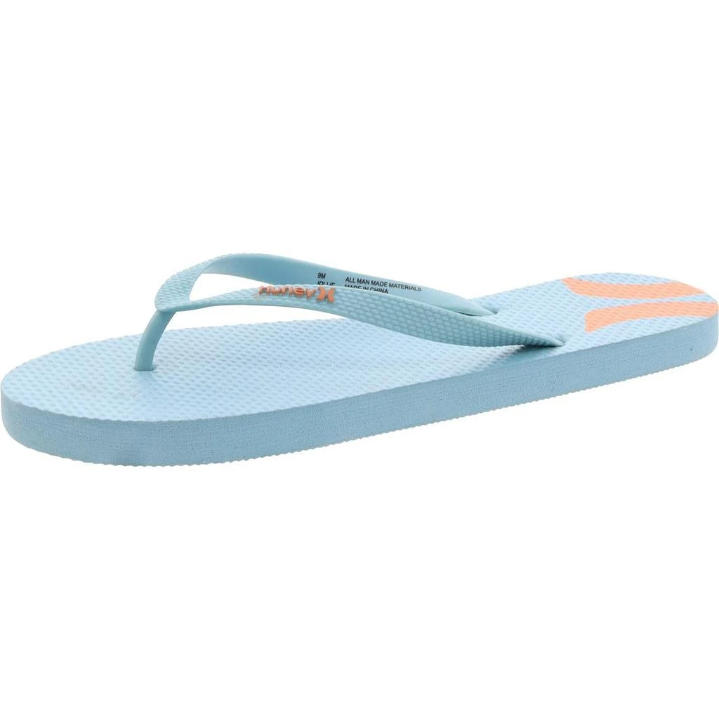 Hurley Jollie Womens Logo Rubber Flip-Flops 1