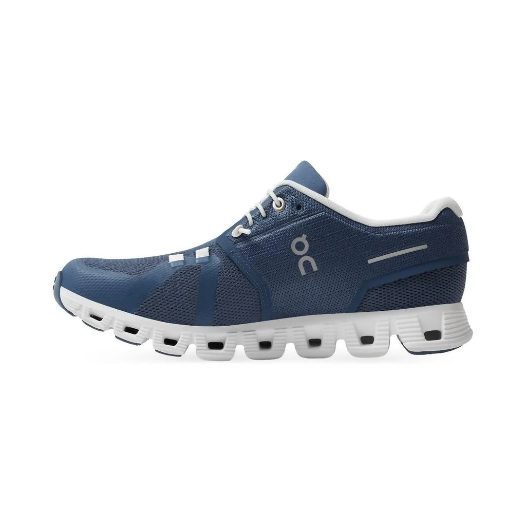 On Women's Cloud 5 Sneakers In Denim//white 2