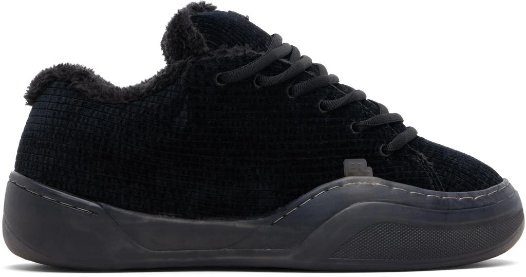 ERL Black Corduroy Vamp Sneakers 1