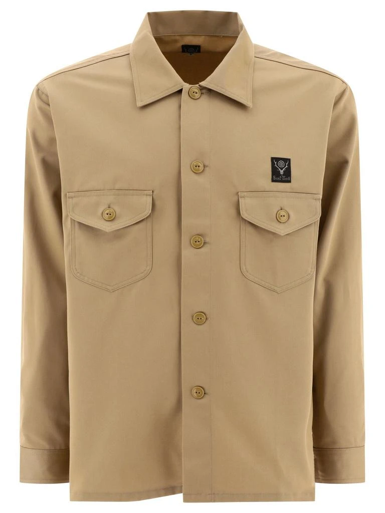 South2 West8 South2 West8 Smokey Button-Up Shirt 1