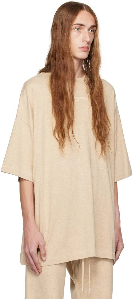 Fear of God ESSENTIALS Beige Crewneck T-Shirt 2