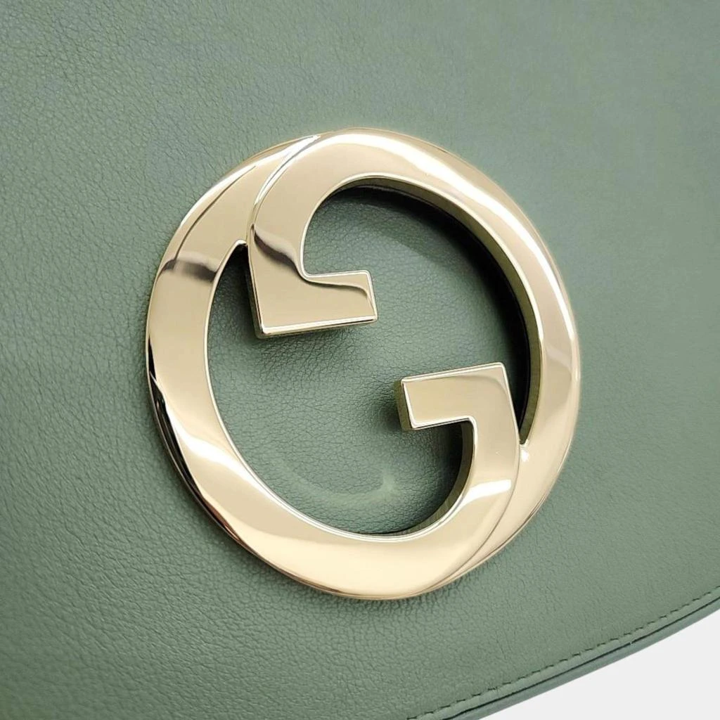 Gucci Gucci Light Green Leather Top Handle Blondie Bag (721172) 3