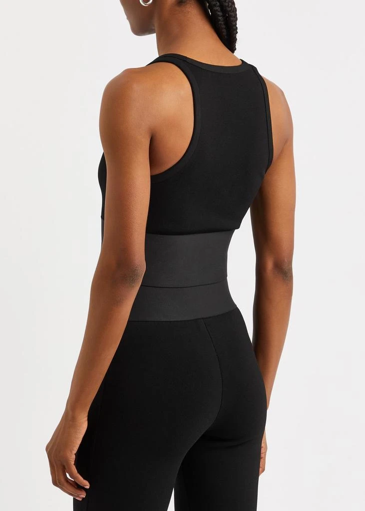 Alexander Wang Logo ribbed-knit bra top  3